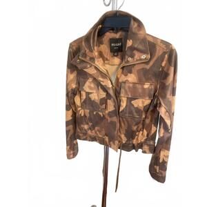 NEW INSIGHT women's print vegan jacket in camo